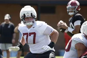 Alabama Working to Find Five Best For OL